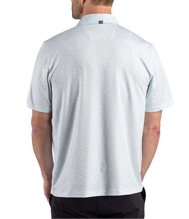Cutter & Buck Pike Fern Print Polo