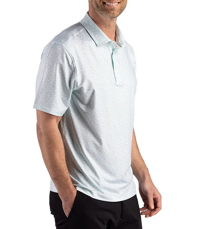 Cutter & Buck Pike Fern Print Polo