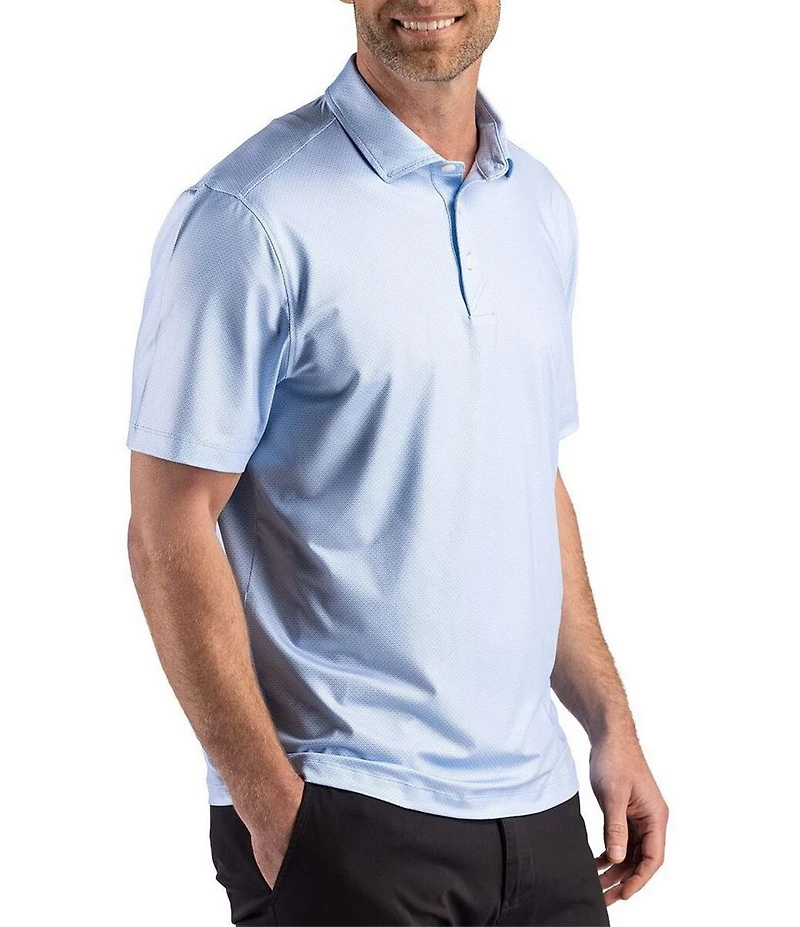 Cutter & Buck Pike Lattice Polo Recycled Lattice Print Polo