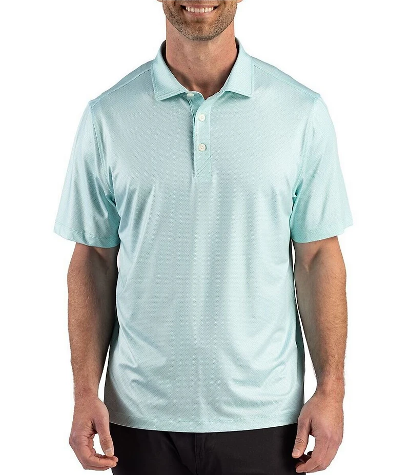 Cutter & Buck Pike Lattice Polo Recycled Lattice Print Polo