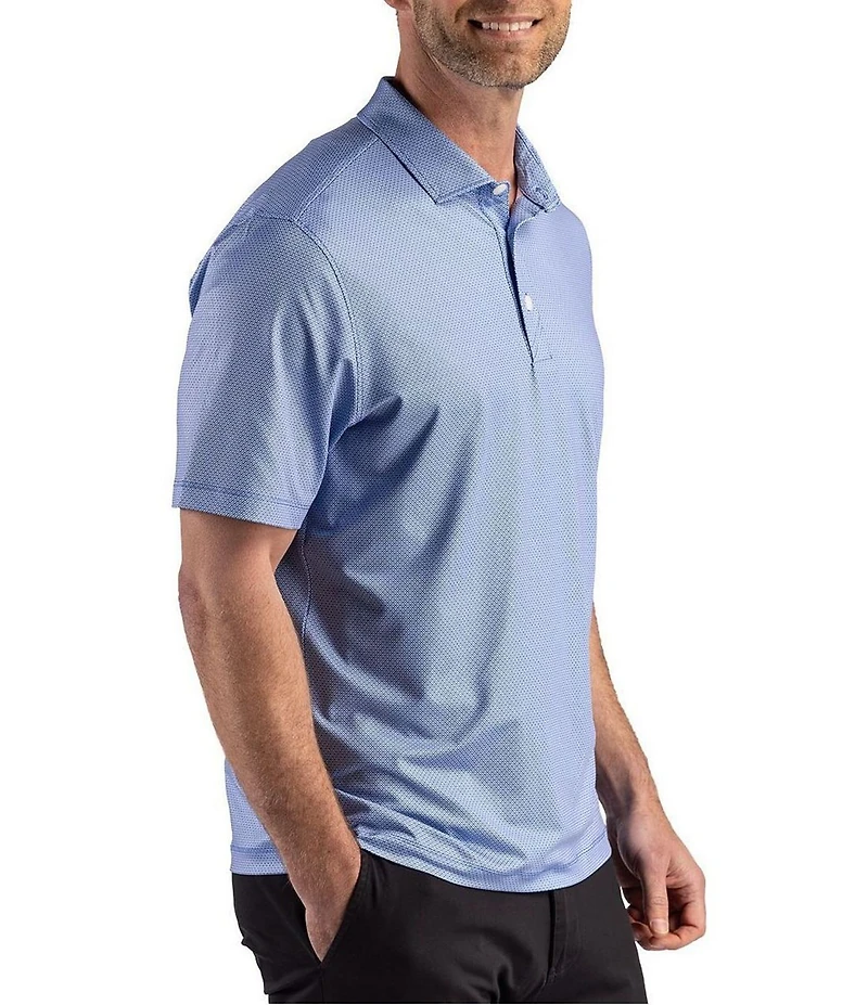 Cutter & Buck Pike Lattice Polo Recycled Lattice Print Polo