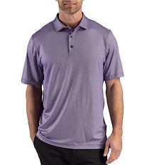Cutter & Buck Pike Lattice Polo Recycled Lattice Print Polo