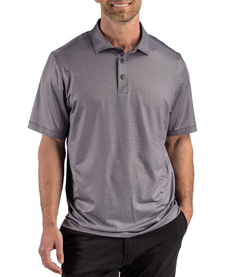 Cutter & Buck Pike Lattice Polo Recycled Lattice Print Polo