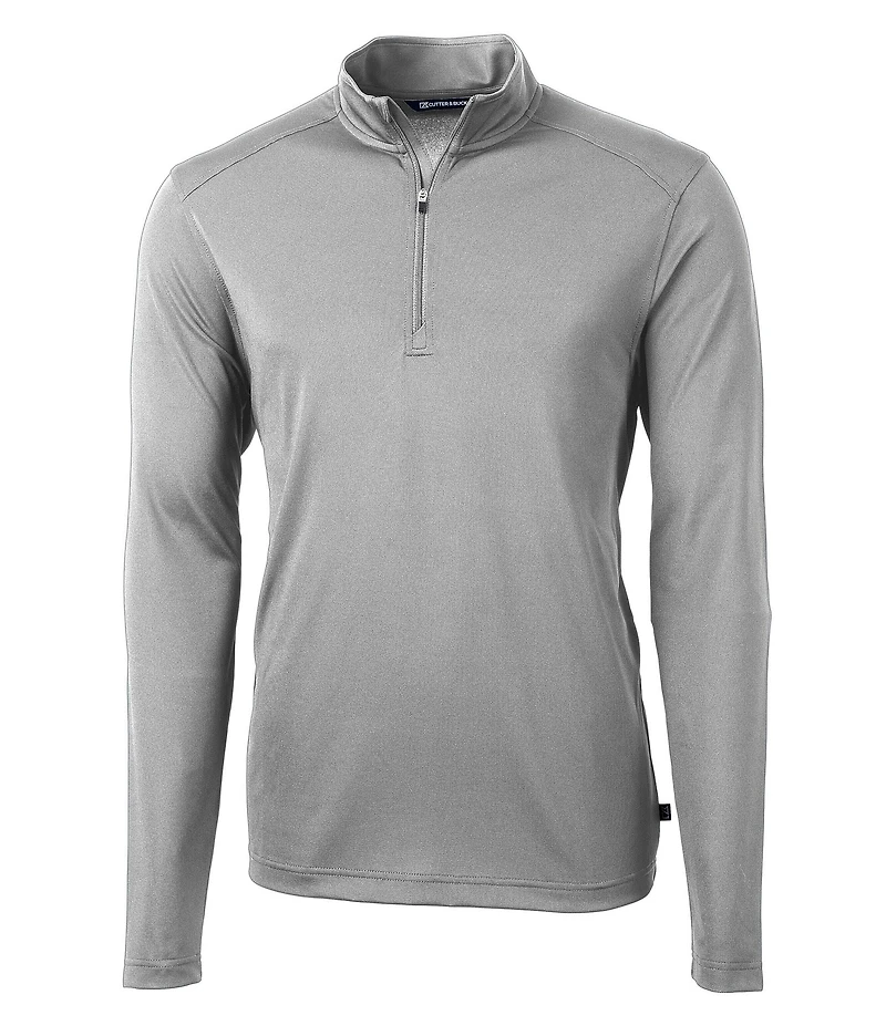 Cutter & Buck Virtue Eco Pique Long-Sleeve Quarter-Zip Pullover