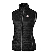 Cutter & Buck Women's NFL AFC Rainier Primaloft® Eco Insulated Full-Zip Puffer Vest