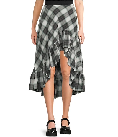 C&V Chelsea & Violet Asymmetric Ruffle Skirt
