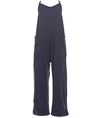 Chelsea & Violet Big Girls Sleeveless Pocketed Jumpsuit