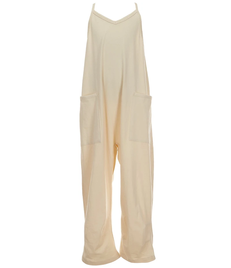 Chelsea & Violet Big Girls Sleeveless Pocketed Jumpsuit