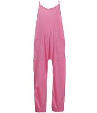 Chelsea & Violet Big Girls Sleeveless Pocketed Jumpsuit