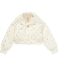 Chelsea & Violet Big Girls Beaded Puffer