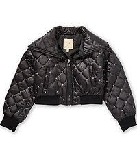 Chelsea & Violet Big Girls Beaded Puffer