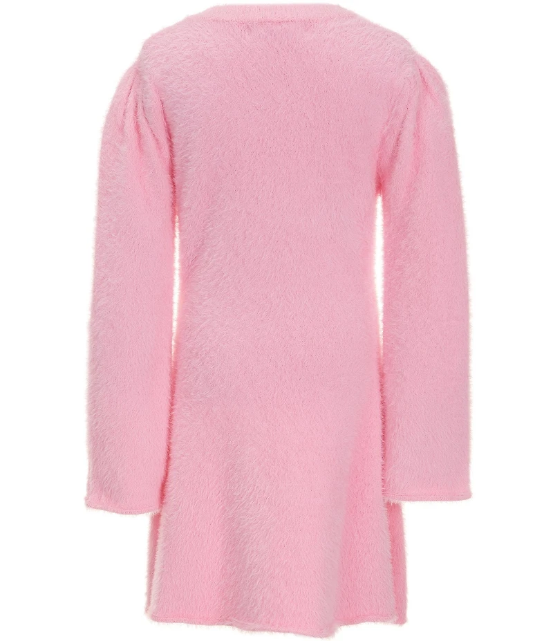 Chelsea & Violet Big Girls Rhinestone Sweater Dress