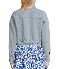 C&V Chelsea & Violet Brushed Distressed Denim Jacket