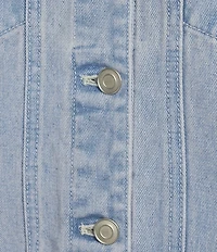 C&V Chelsea & Violet Brushed Distressed Denim Jacket