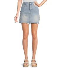 C&V Chelsea & Violet Brushed Jean Skirt