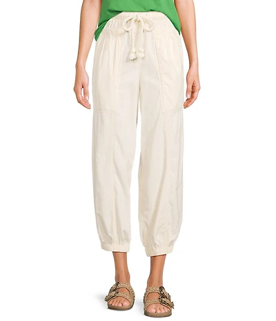 C&V Chelsea & Violet Chambray Woven Joggers