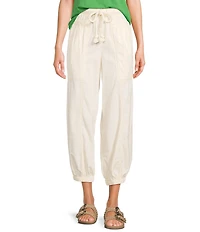 C&V Chelsea & Violet Chambray Woven Joggers
