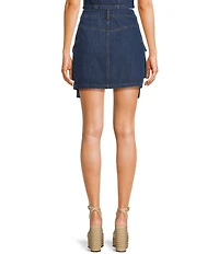 C&V Chelsea & Violet Coordinating Denim Cargo Skirt
