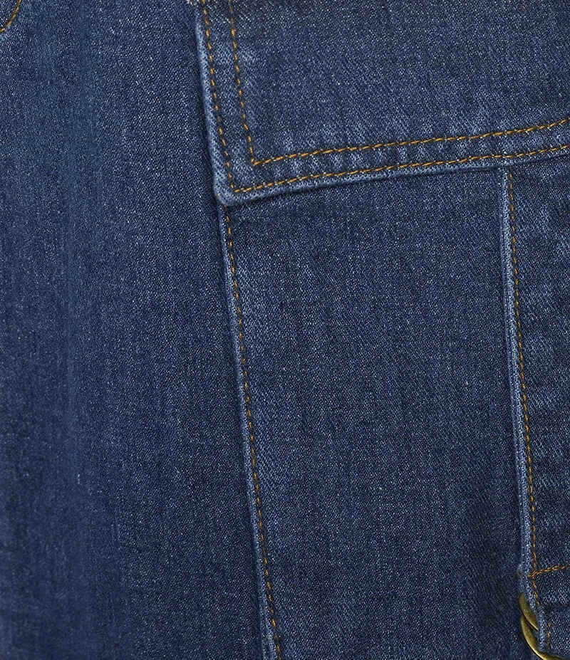 C&V Chelsea & Violet Coordinating Denim Cargo Skirt