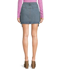 C&V Chelsea & Violet Coordinating Denim Cargo Skirt