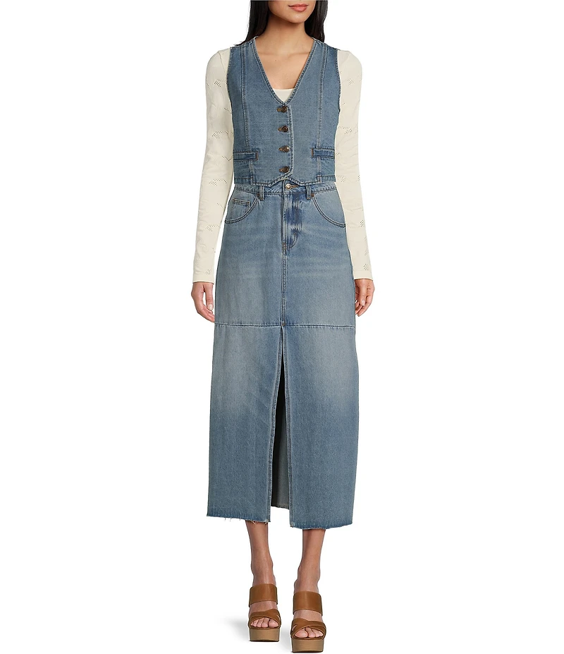 C&V Chelsea & Violet Coordinating Denim Vest