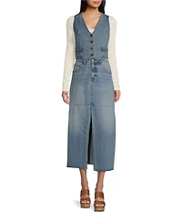 C&V Chelsea & Violet Coordinating Denim Vest