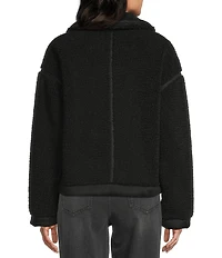 C&V Chelsea & Violet Sherpa Faux Moto Jacket