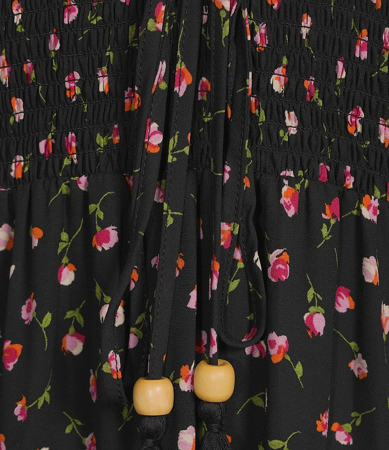 C&V Chelsea & Violet Ditsy Floral Printed Halter Midi Dress