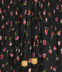 C&V Chelsea & Violet Ditsy Floral Printed Halter Midi Dress
