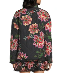 C&V Chelsea & Violet Floral Printed Quilted Jacket