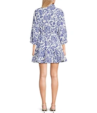 C&V Chelsea & Violet Floral Printed Shirt Dress