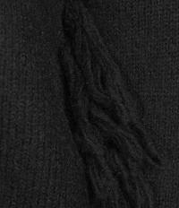 C&V Chelsea & Violet Fringe Long Sleeve Sweater