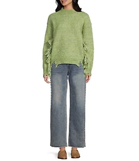 C&V Chelsea & Violet Full Length Stud Jeans