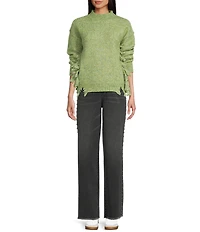 C&V Chelsea & Violet Full Length Stud Jeans