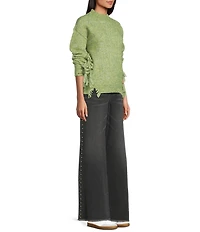 C&V Chelsea & Violet Full Length Stud Jeans