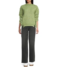 C&V Chelsea & Violet Full Length Stud Jeans