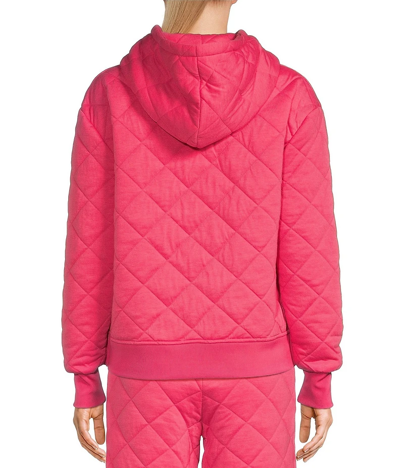 C&V Chelsea & Violet Long Sleeve Coordinating Quilted Hoodie