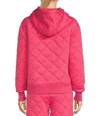 C&V Chelsea & Violet Long Sleeve Coordinating Quilted Hoodie