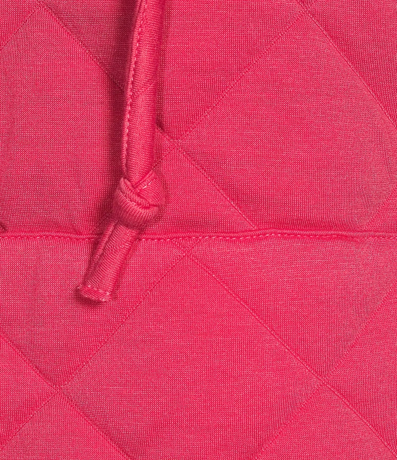 C&V Chelsea & Violet Long Sleeve Coordinating Quilted Hoodie