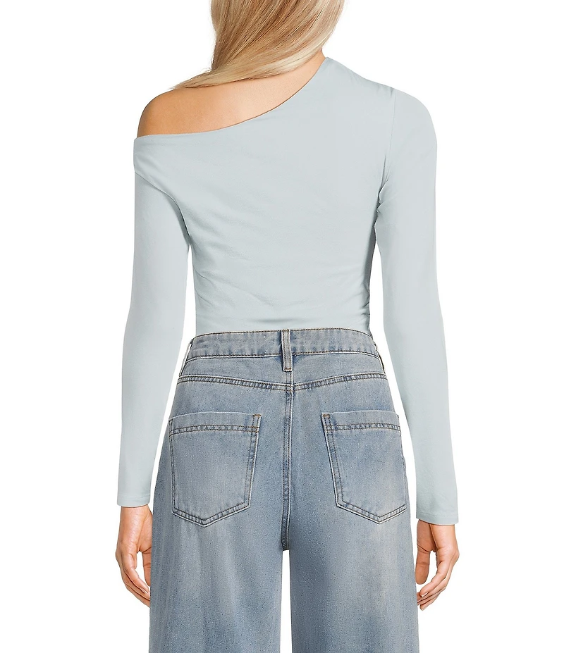 C&V Chelsea & Violet Long Sleeve Off-The-Shoulder Bodysuit