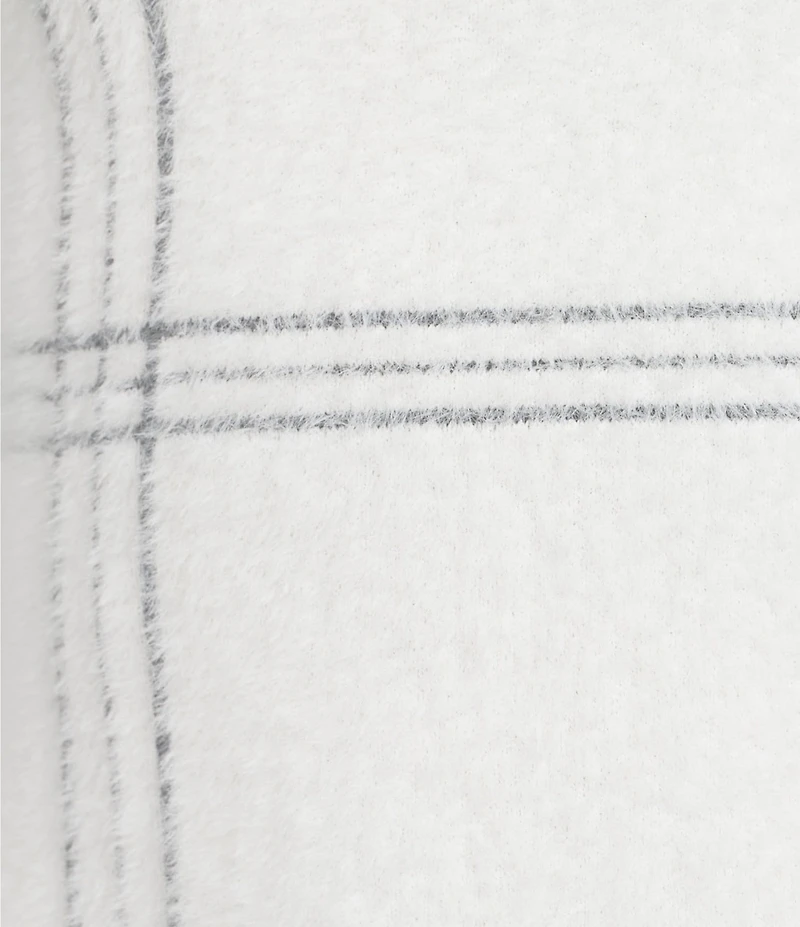 C&V Chelsea & Violet Long Sleeve Plaid Flare Sweater Dress