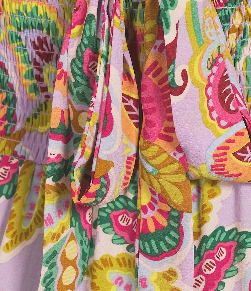 C&V Chelsea & Violet Paisley Printed Halter Midi Dress