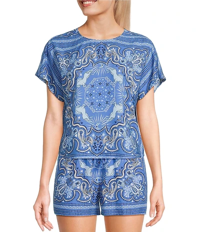 C&V Chelsea & Violet Printed Coordinating Shirt