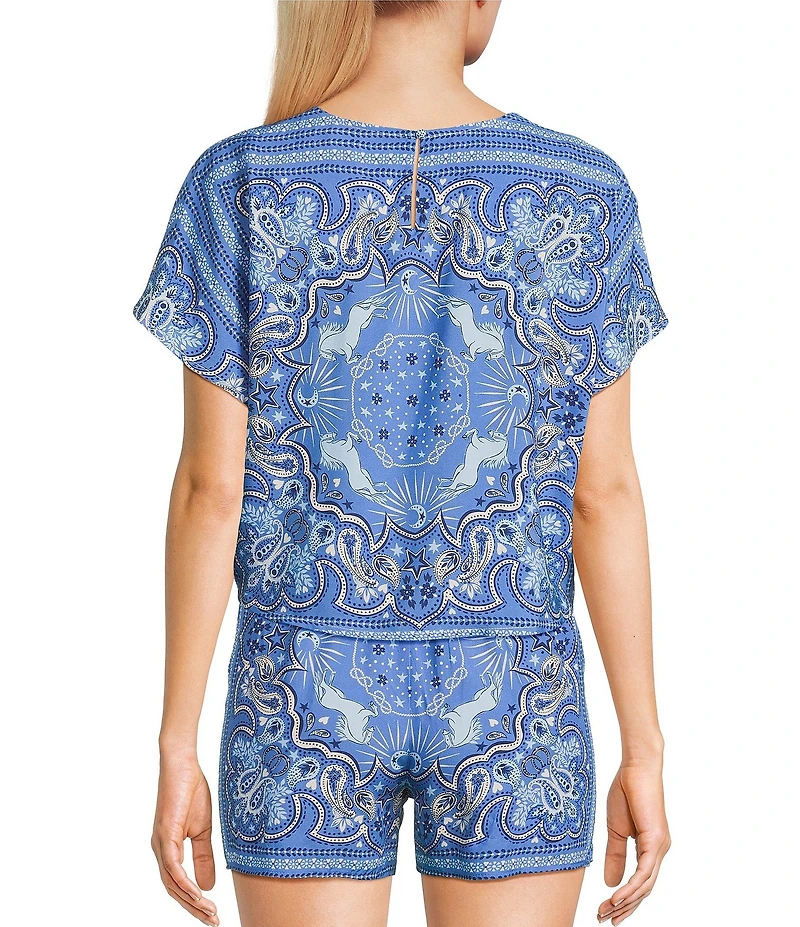 C&V Chelsea & Violet Printed Coordinating Shirt