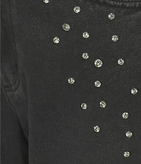 C&V Chelsea & Violet Rhinestone Embellished Jeans