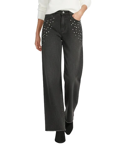 C&V Chelsea & Violet Rhinestone Embellished Jeans