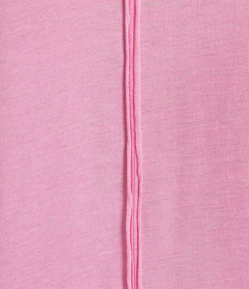 C&V Chelsea & Violet Short Sleeve Round Neck Burnout T-Shirt