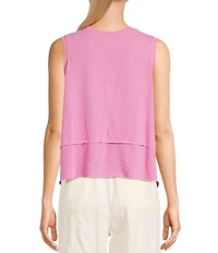 C&V Chelsea & Violet Sleeveless Shark Bite Tank