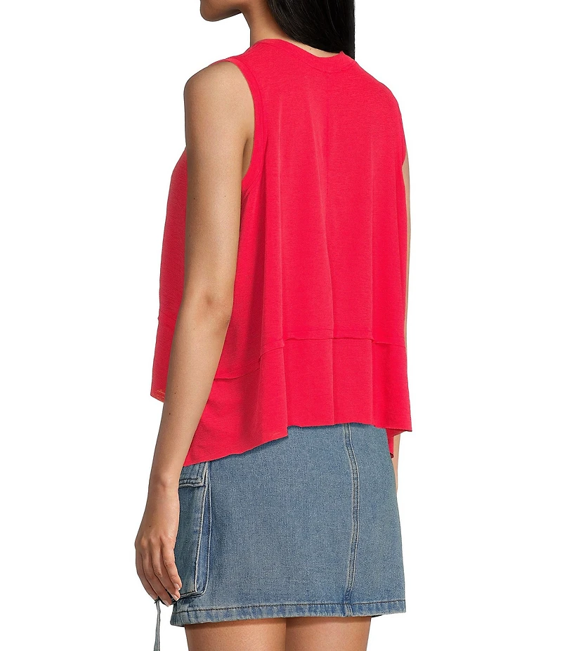 C&V Chelsea & Violet Sleeveless Shark Bite Tank