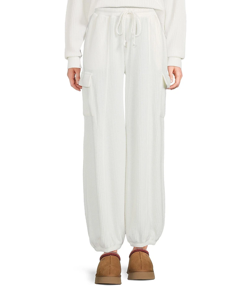 C&V Chelsea & Violet Waffle Wide Leg Coordinating Pants